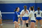 VB vs MHC  Wheaton Women's Volleyball vs Mount Holyoke College. - Photo by Keith Nordstrom : Wheaton, Volleyball, VB